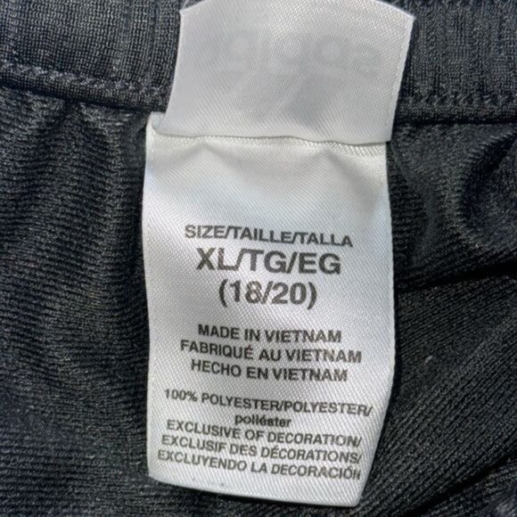 Adidas Black & Red Track Pants XL(18/20) Polyester - Picture 4 of 9